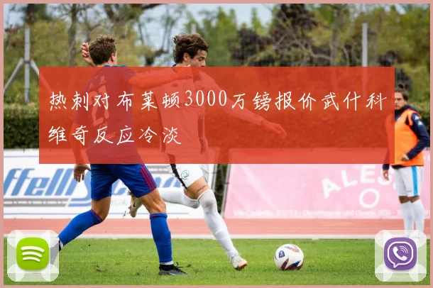 热刺对布莱顿3000万镑报价武什科维奇反应冷淡